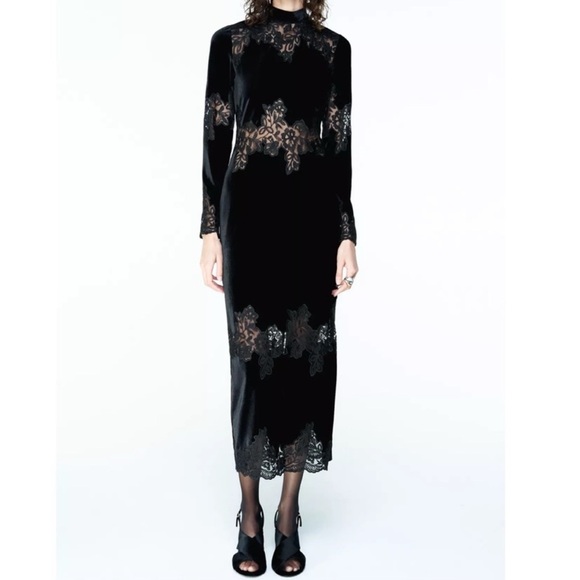 Zara Dresses & Skirts - Zara Lace Detail Dress